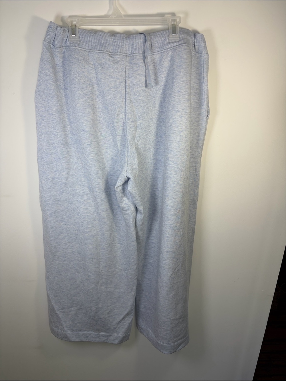 Haven Well Within Fleece Wide Leg Drawstring Pants - Heather Blue - NWOT - XXL - Picture 5 of 7